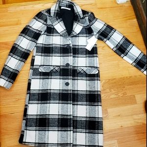 Justfab Windowpane Coat